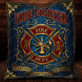 Great Symbol Firefighter Quilt Blanket