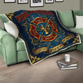 Great Symbol Firefighter Quilt Blanket