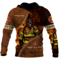 Customize Name Firefighter Hoodie For Men And Women