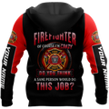 Customize Name Firefighter 3D All Over Printed Unisex Shirts