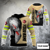 Customize Name Firefighter 3D All Over Printed Hoodie Shirts For Men And Women