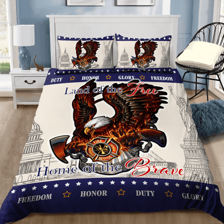 Pround Firefigter Bedding Set