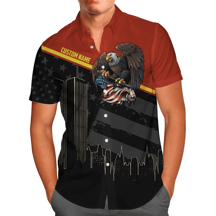 Customize Name Firefigher Hawaii Shirt For Men And Women