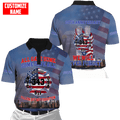 Customize Name Firefighter 3D All Over Printed Unisex Shirts