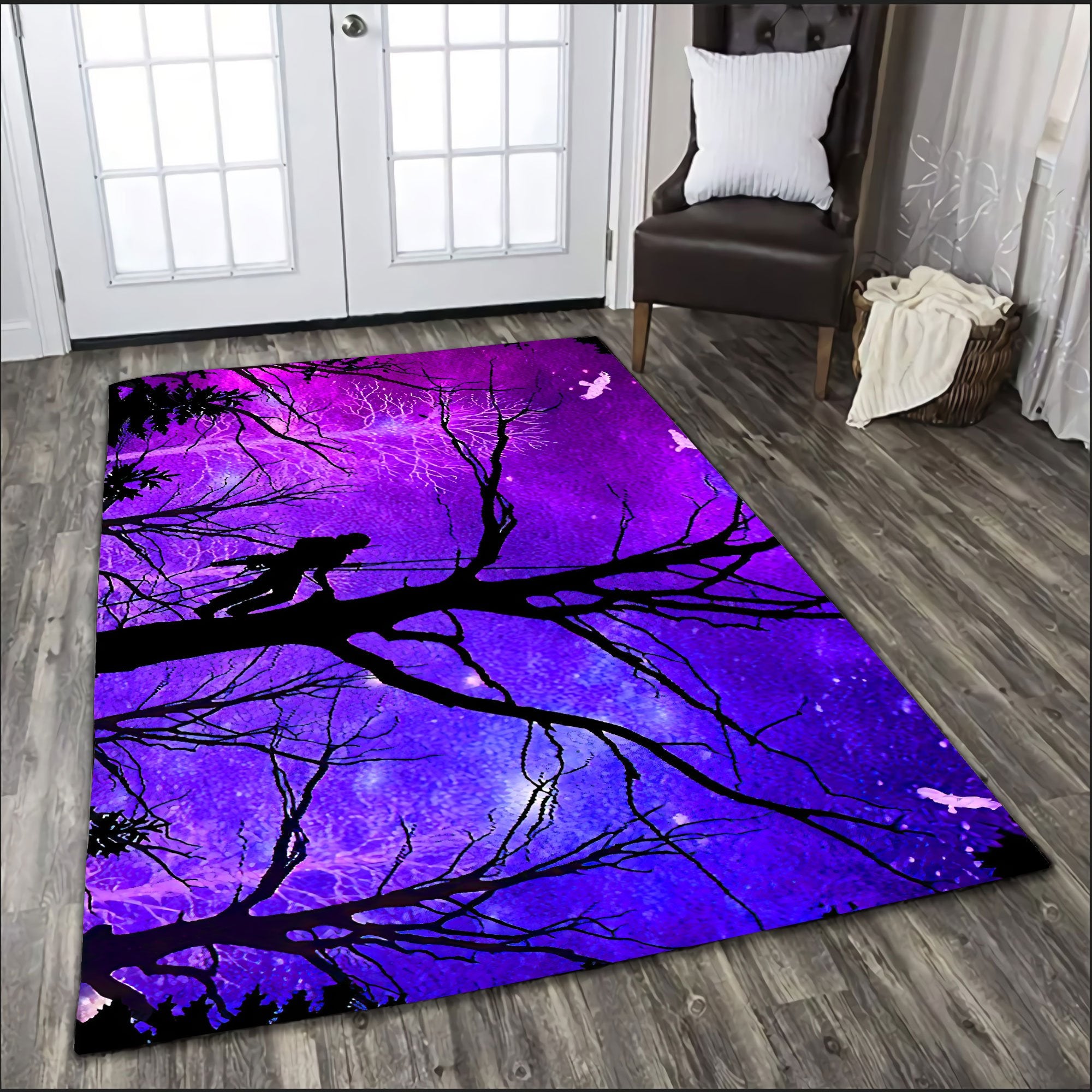 3D All Over Printed Logger Rug Full Color