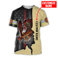 Customize Name Firefighter 3D All Over Printed Unisex Shirts