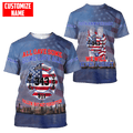 Customize Name Firefighter 3D All Over Printed Unisex Shirts