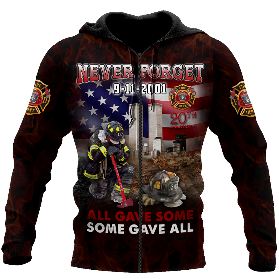 Customize Name Firefighter Hoodie For Men And Women