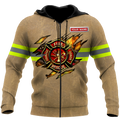 Customize Name Firefighter Hoodie For Men And Women