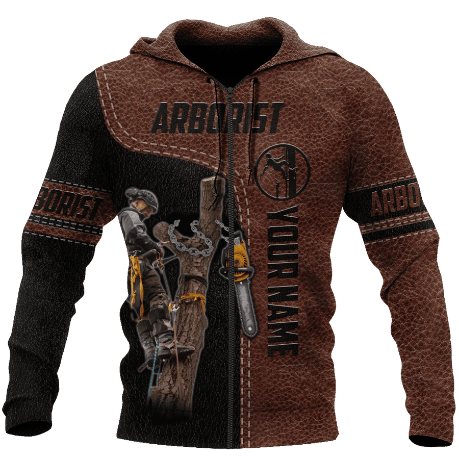 Custom Name Arborist 3D Hoodie Shirt For Men And Women