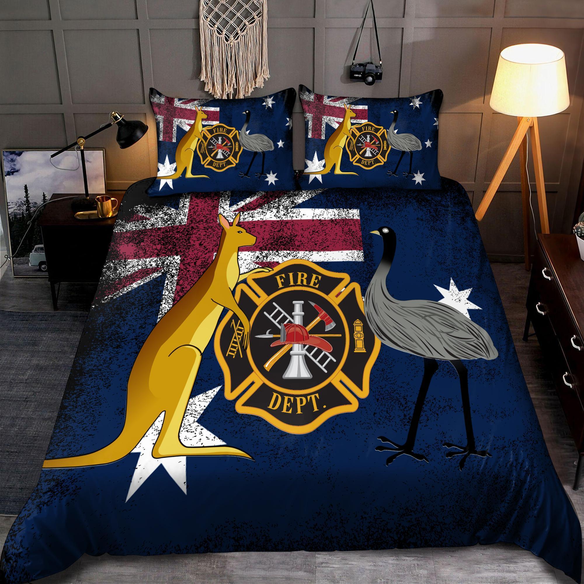 Proud Australian Firefighter Bedding Set