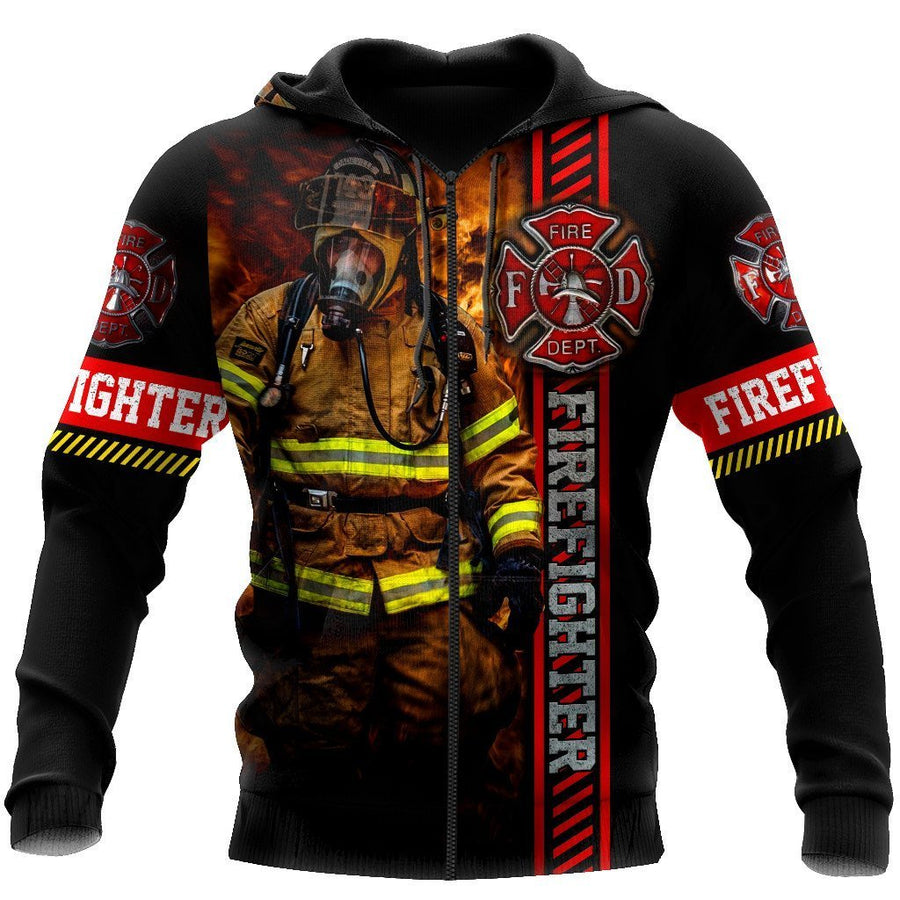 Brave Firefighter Hoodie For Men And Women