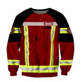 Customize Name Firefighter Hoodie For Men And Women