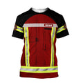 Customize Name Firefighter Hoodie For Men And Women